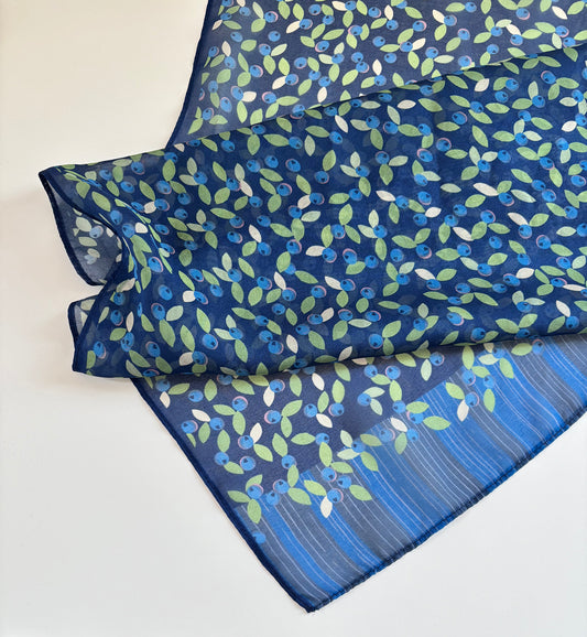 Silk Chiffon Scarves in 7 patterns