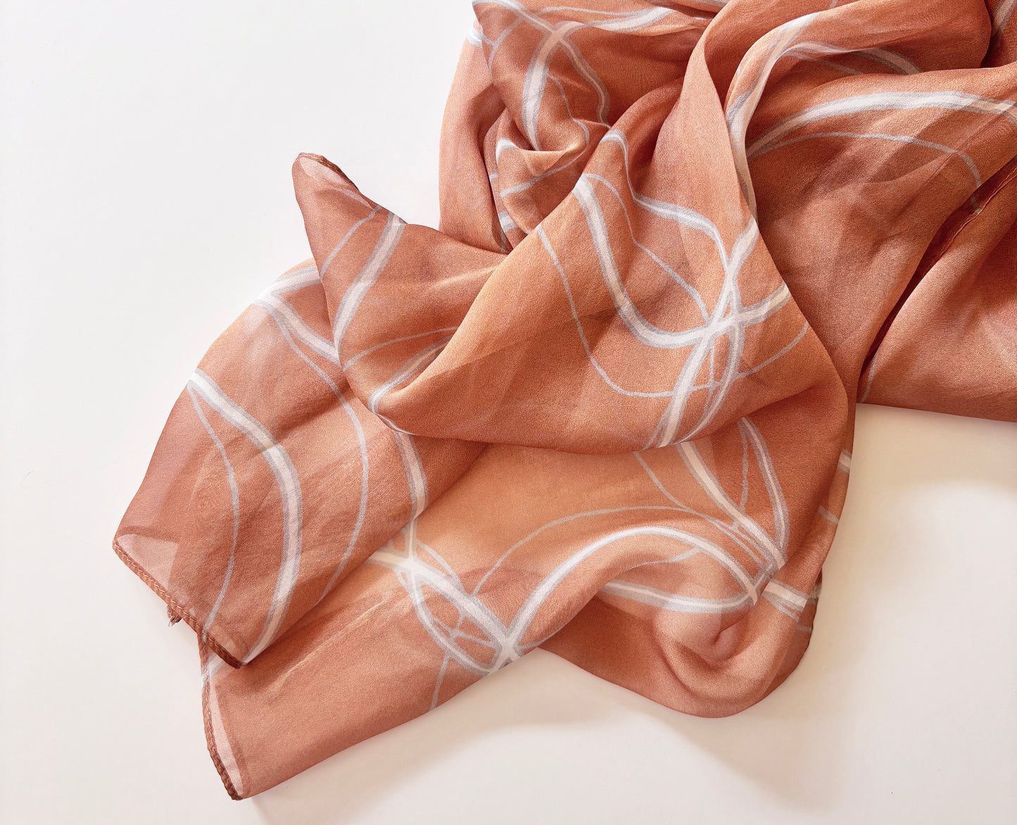 Silk Chiffon Scarves in 7 patterns