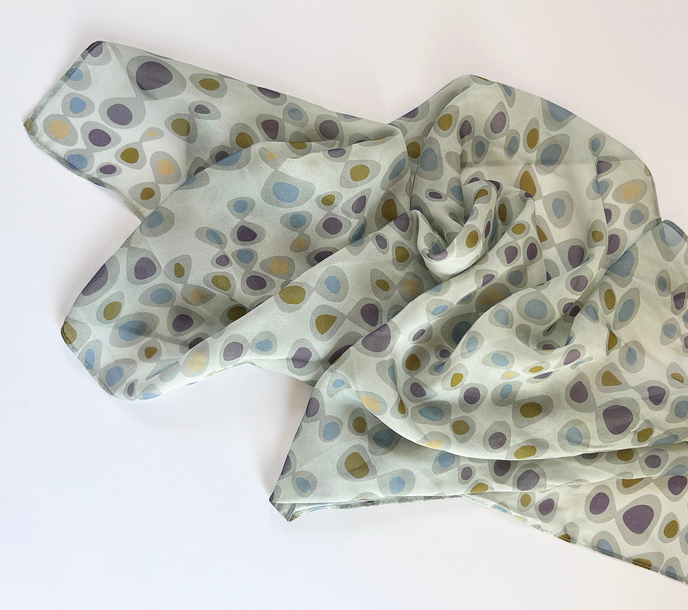 Silk Chiffon Scarves in 7 patterns