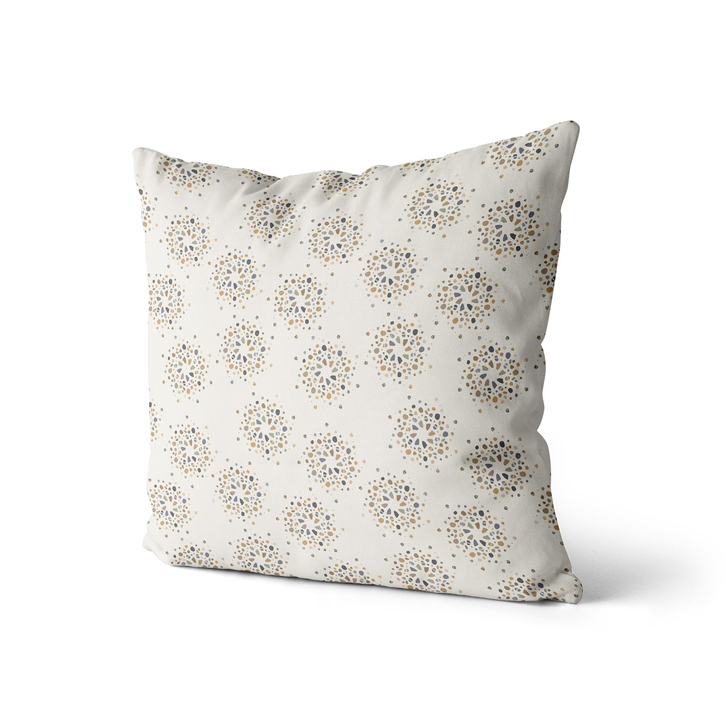 Square throw pillow cases in 100% linen. Available in 6 designer patterns.